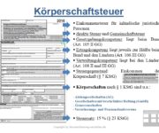 Körperschaftsteuer