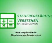 Neue Vorgaben für die Bilanzierung von Genussrechten | Steuerberater Blog