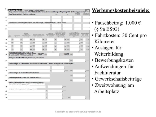 Anlage N | Aufbau & Struktur der Steuererklärung